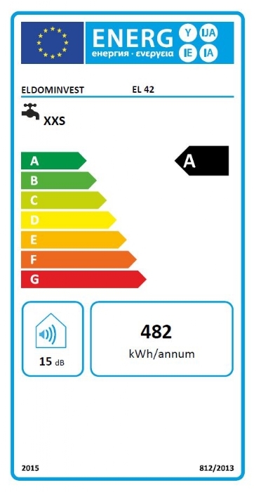 Eldom E42 chauffe-eau instantané électrique, 3,5 kW, avec mitigeur. 230  volts, Bienvenue chez , votre spécialiste en chauffe-eaux  électriques et chauffe-eau électriques instantanés.