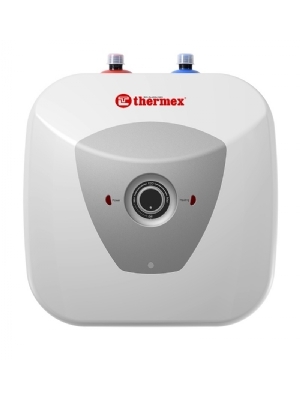 Chauffe-eau moderne 10 litres sous évier, 1500 watts, raccords en haut